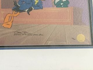 Chuck Jones “Grilled Rabbit” Duck Bugs Bunny Serigraph Cel Hand Signed 3