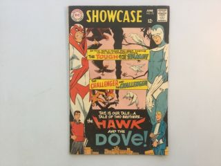 Dc National 1968 Showcase 75 1st App Hawk Dove Teen Titans Ditko Giordiano Vg