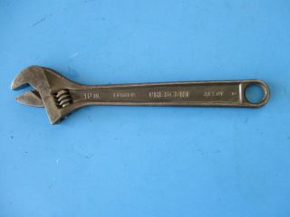 Vintage Crescent Crescent Tool Co.  10in.  Adjustable Wrench Jamestown Ny