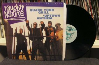 Naughty By Nature " Guard Your Grill/uptown Anthem " 12 " Lords Of The Underground