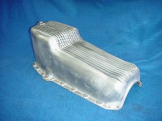 Vintage Small Block Chevy Finned Aluminum Cal Custom Oil Pan Sbc 7100 Day 2