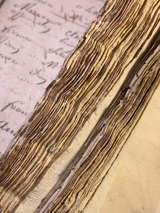 Antique Manuscript 1696 - 1712 178 Pages