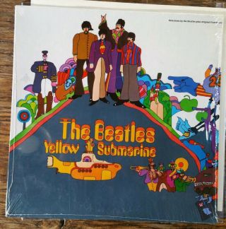 Nm The Beatles Yellow Submarine Lp 1969 Apple 1st Press Sw 153 In Shrink Stereo