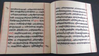INDIA VERY OLD JAIN JAINISM SANSKRIT MANUSCRIPT BOOK ON SUGANDH DASHMEE KATHA 3