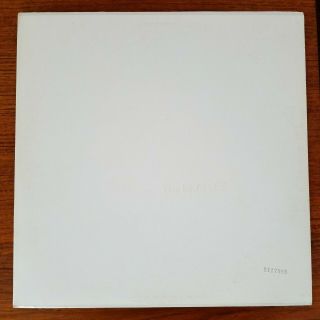Beatles Us White Album Lp Vinyl Record - Low Number 0117985
