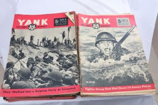 117 Issues Of Yank Magazines 1943 - 1945 Complete Set?