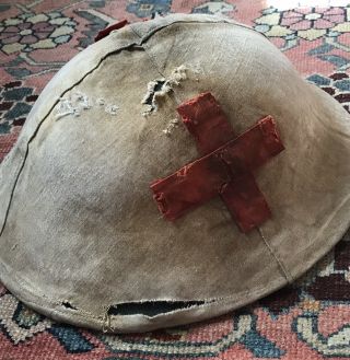 Wwi British Army Medics Helmet Cover