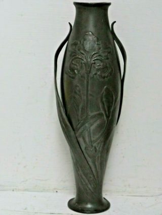 Old Art Nouveau Vase - Liberty Wmf Orivit Kayserzinn Interest