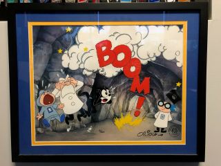 Felix The Cat Hand Painted Signed Limited Edition Cel