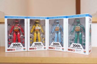 Mafex Space Suit All Color Set Of 4 2001 A Space Odyssey Medicom Toy