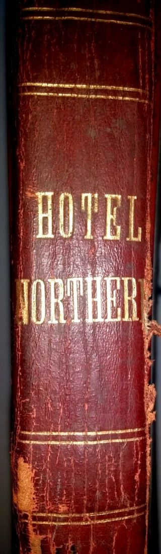 Seattle Wa Hotel Register Handwritten Ledger/city History/antique Travel Book