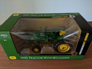 Ertl Precision Key 3 John Deere 3020 Tractor W/48 Loader 1/16