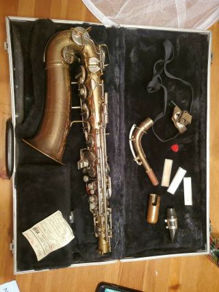 Vintage Elkhart Pan American (conn) Usa Alto Sax Saxophone