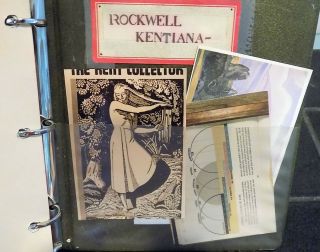 1900s Scrapbook Bibliography Anthology Rockwell Kent Illustrator Book Collector