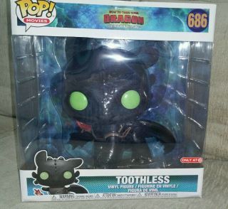 Funko Pop Toothless Large Target Exclusive 10 Inch 10 " How To Train Your Dragon