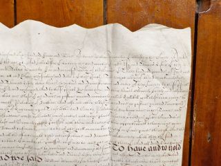 1649 Hurworth County Durham 17th century Vellum Deed Indenture,  extra Document 2