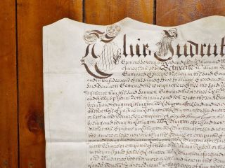 1689 Cambridgeshire Litlington 17th Century Vellum Deed Document Indenture