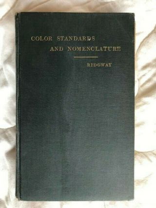 Rare 1912 Ridgway Color Standards Book Paint Chips As Seen On Antiques Roadshow