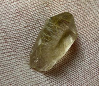 Rutilated Quartz Crystal point from Brazil - Fully Terminated 2