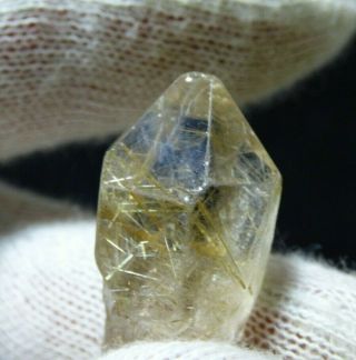 Rutilated Quartz Crystal point from Brazil - Fully Terminated 3