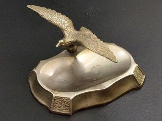 Art Deco Silver Plated Seabird Pin Dish