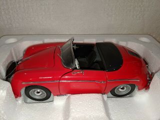 Kyosho 1/18 Porsche 356a/1600 Speedster Die Cast Model Car Red W/ Box
