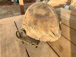 Wwii Ww2 Usmc Korean War Named M1 Helmet Swivel Bail
