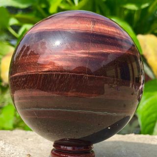 1.  36lb Natural Red Tiger Eye Stonecrystal Sphere Ball Quartz Healing