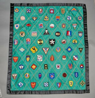 Ww2 Era Patch Blanket Rare 82nd 508th Troop Carrier Squadron Usmc Airborne Army