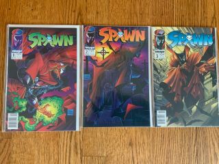 Spawn Comic Book 1 - 3 1992