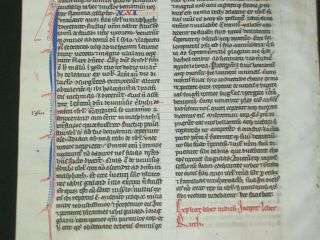 RARE 13th Century Vellum Medieval Manuscript Bible Leaf,  Book of Judges,  c.  1250 2