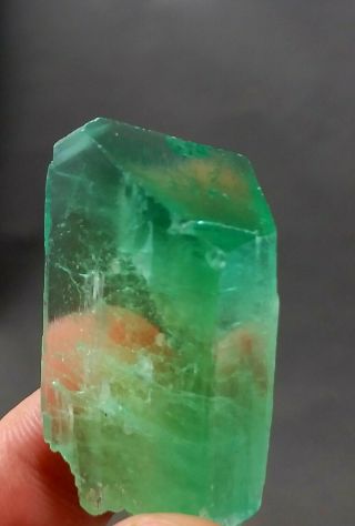 124 Carat Hiddenite Green Color Kunzite Crystal @afg