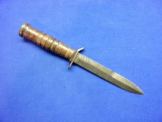 Wwii H.  Boker Blade Marked Us M3 Trench Knife
