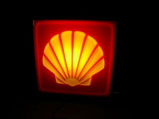 Shell Sinclair Amoco Texaco Gas Lighted Sign Oil