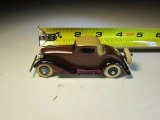 Vtg Tootsie Toy 4 " Old Style Roadster Car