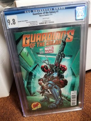 Guardians Of The Galaxy 1 Cgc 9.  8 Dynamic Force Edition 2013