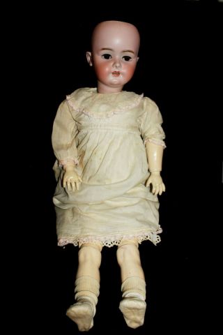 32 " Antique German Bisque Head Doll Heinrich Handwerck Simon & Halbig