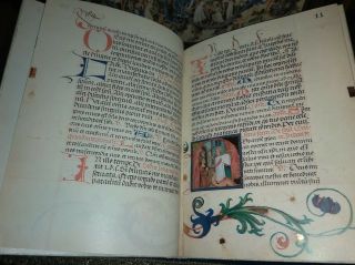 Medieval 1500 ' s Facsimile Manuscript 
