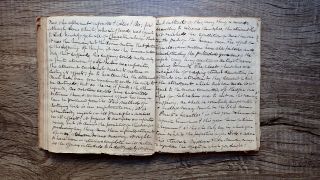 Circa 1829 Handwritten Diary Commonplace Book Important England Family Rare