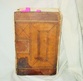 ANTIQUE HANDWRITTEN LEDGER LOG BOOK/MANUSCRIPT ERA 1855 (READ) 2