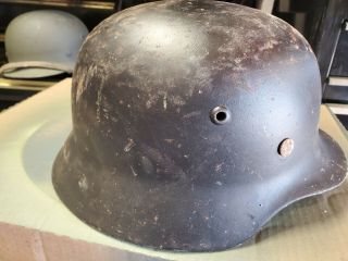 M 35 German Helmet With Liner No Chinstrap Stamped Se64