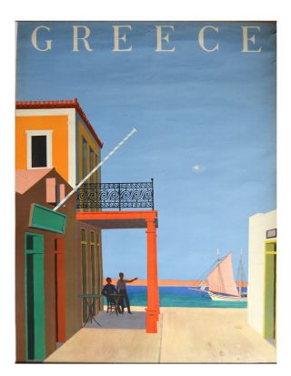 Vintage Greece Travel Poster