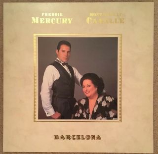 Queen Freddie Mercury Barcelona Uk Vinyl Lp