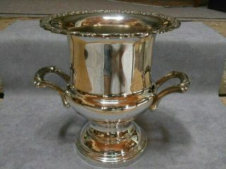 Vintage French Siverplated Champagne Ice Bucket Cooler
