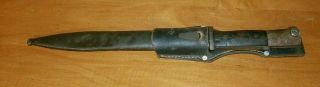 1936 German 84 / 98 Mauser Bayonet Carl Eickhorn W/ Scabbard