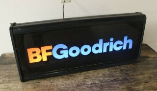 Vintage B.  F.  Goodrich Tires Gas Station Hanging Lighted Sign
