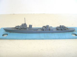 Wwii French Silhouette Recognition Ship Model Teacher Fantasque Class