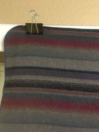 Pendleton Wool Striped Blanket / Bed Spread USA 90”x60” 2