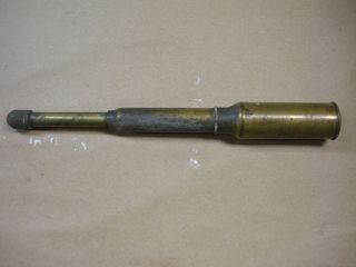 Vintage/antique Merit Brass Hand Twist Drill Patented Nov,  17,  1891