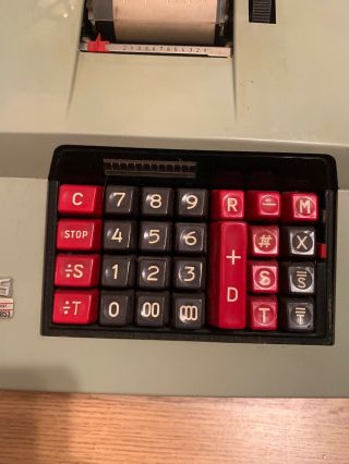 Swiss Hermes Model 167 - 12 Fully Automatic Mechanical Calculator - Adding Machine 3